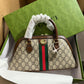 GUCCI OPHIDIA RECTANGULAR SHAPE ALMA TOP HANDLE BAG
