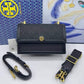 TORY BURCH T MONOGRAM JACQUARD SHOULDER BAGS