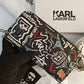 KARL LAGERFELD DOUBLE ZIPPER LONG WALLETS