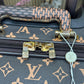 LOUIS VUITTON CHECKS MONO TROLLEY BAG