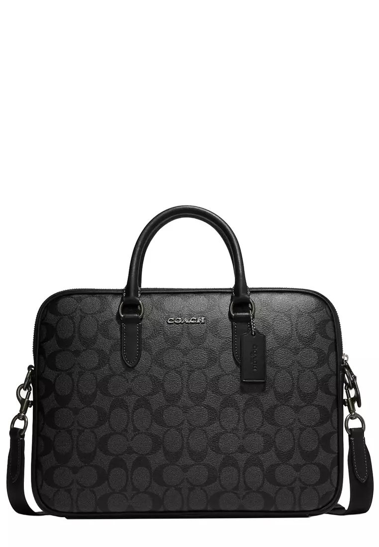 COACH LIAM COMPACT BRIEFCASE LAPTOP BAG IN TOWN