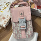 DIOR SADDLE LOCK MOBILE SLING BAG