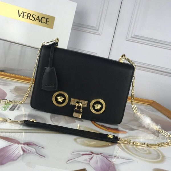 Versace Jeans Couture Crystal Medusa Shoulder Bag