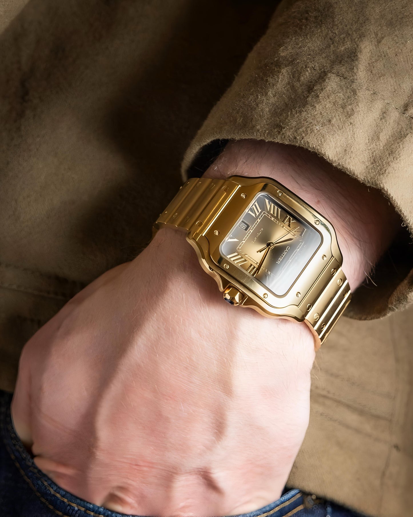 Cartier Santos Gold Original Model Series