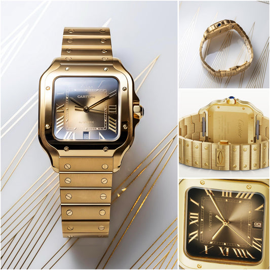 Cartier Santos Gold Original Model Series