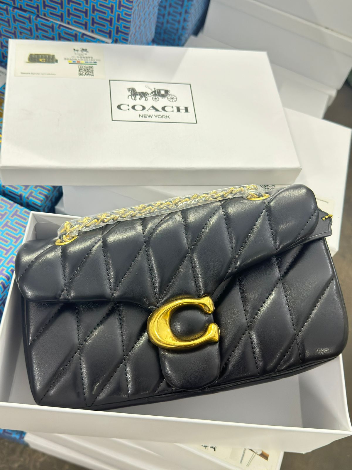 COACH PUFFY QUILTED TABBY SHOULDER BAGS