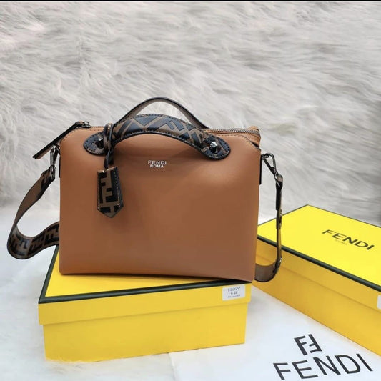 FENDI  BY THE WAY MICRO FIBRE LEATHER BAG