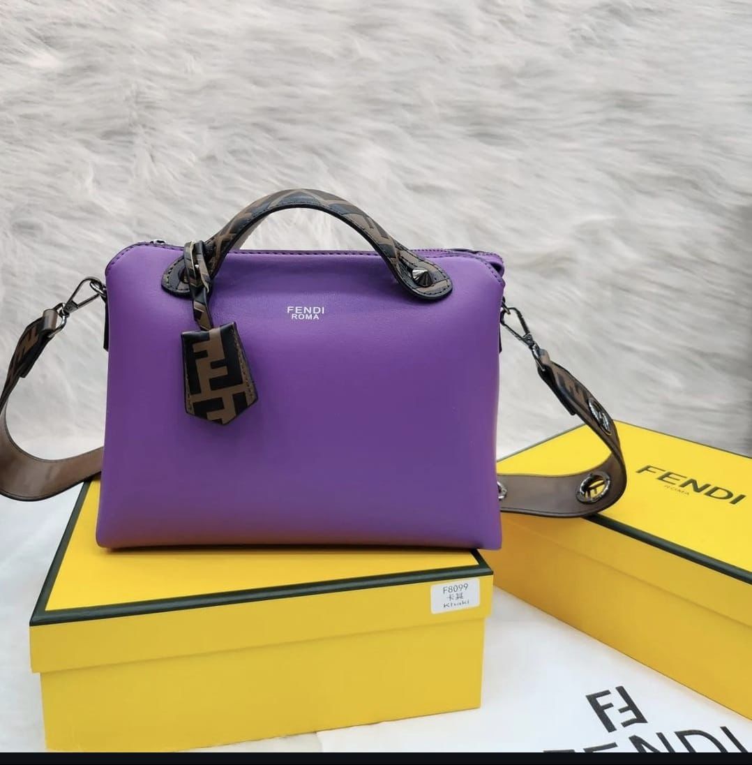 FENDI  BY THE WAY MICRO FIBRE LEATHER BAG