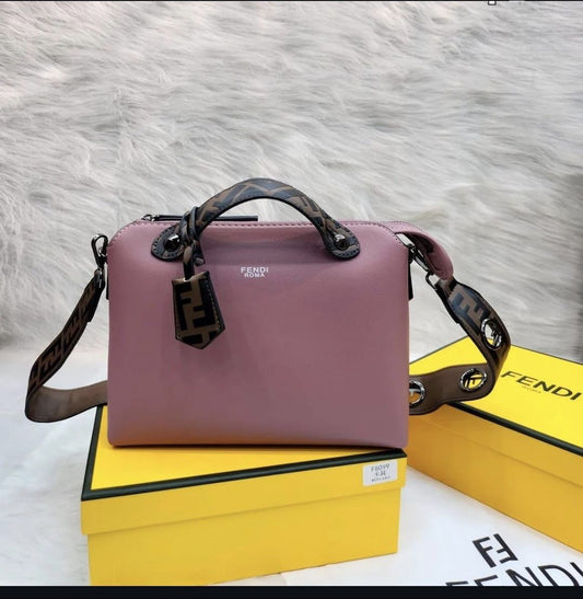 FENDI  BY THE WAY MICRO FIBRE LEATHER BAG