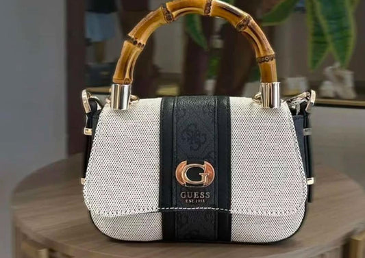 GUESS KERIMA 4G BAMBOO HANDLE SMALL BAG