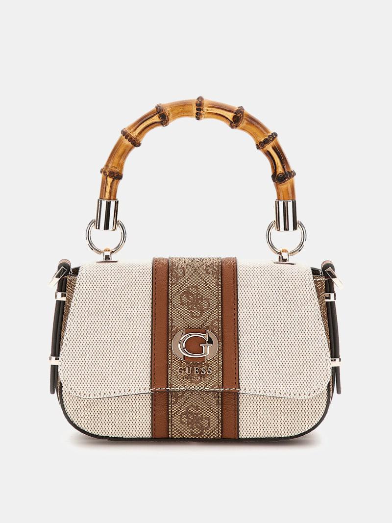 GUESS KERIMA 4G BAMBOO HANDLE SMALL BAG