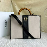 GUESS KERIMA 4G BAMBOO HANDLE TOTE BAGS