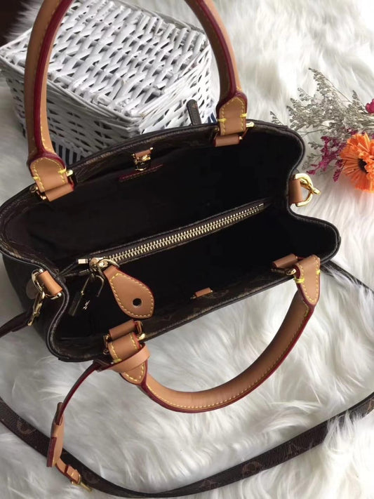 LV MONTAIGNE SCARF SERIES LEATHER QUALITY