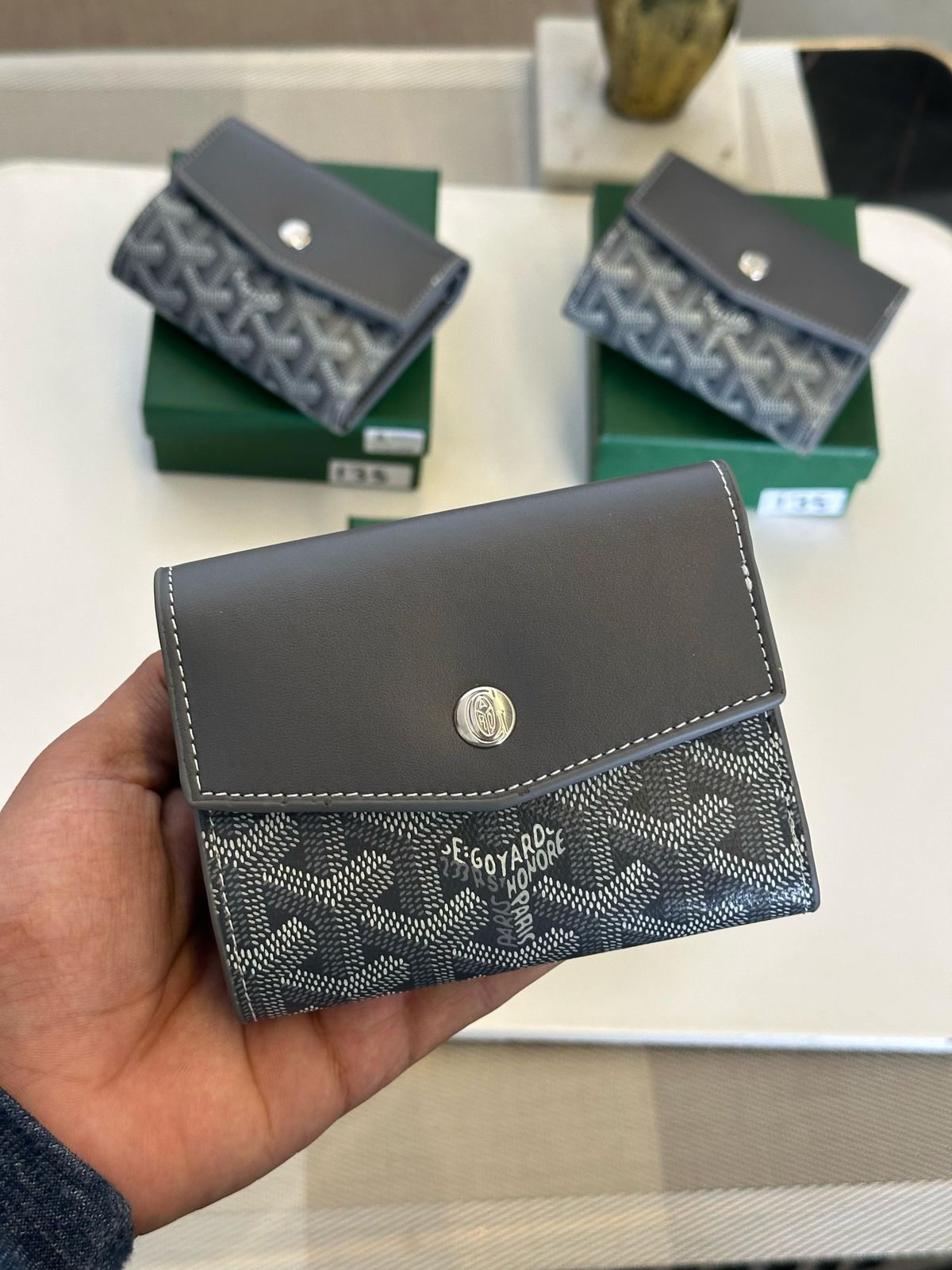 GOYARD THREE FOLD WALLETS
