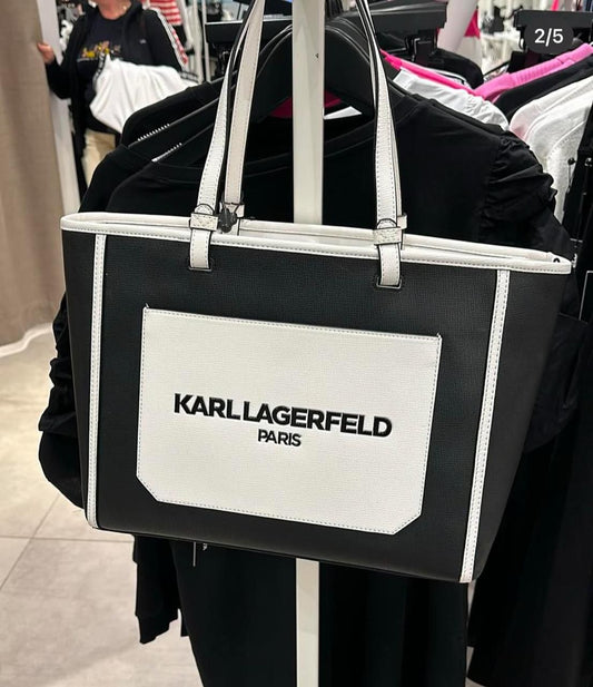 KARL MAYBELLE LOGO TOTE BAGS