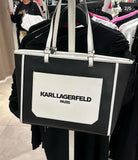 KARL MAYBELLE LOGO TOTE BAGS