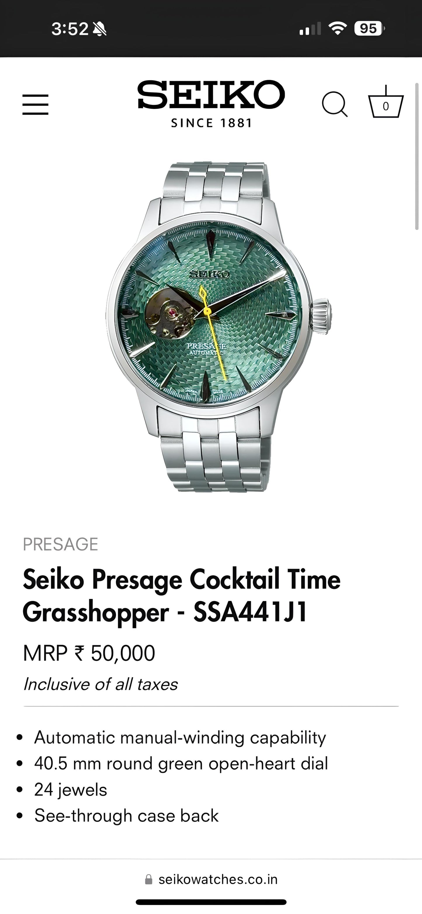 Seiko Presage Automatic Original Model Series