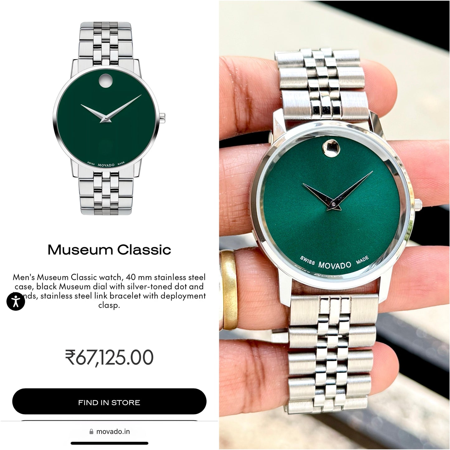 Movado Premius Museum Original Model Series