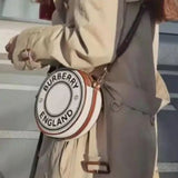 BURBERRY CANVAS LOUISE SHOULDER BAG IN TOWN