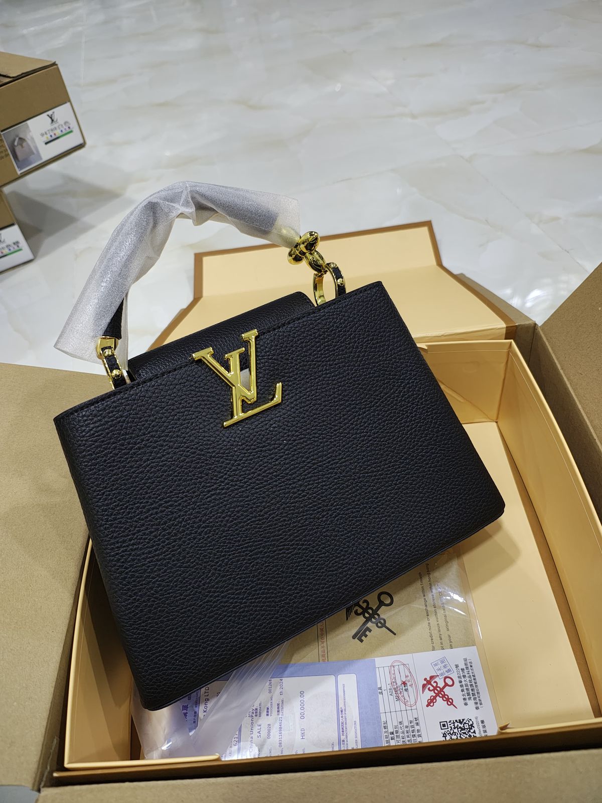 LouisVuitton Capucines with New Side Handle Fittings