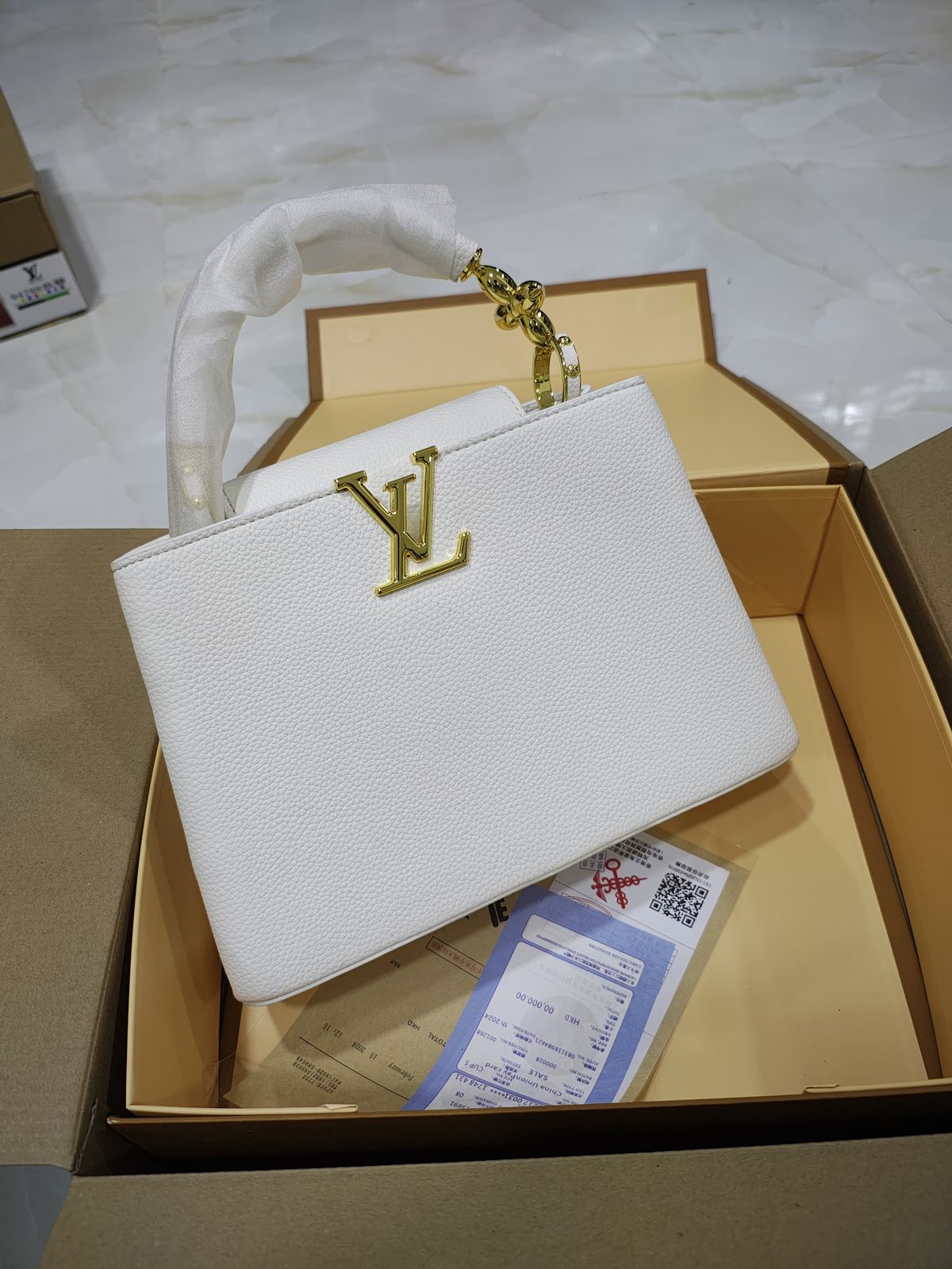 LouisVuitton Capucines with New Side Handle Fittings