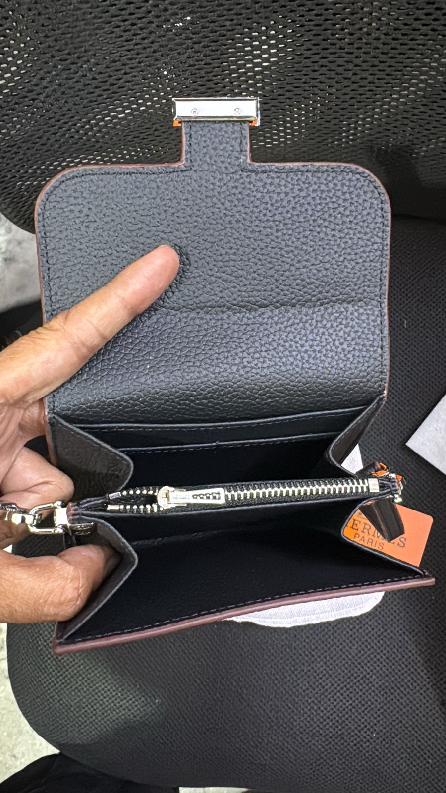 HERMES WALLET SLING