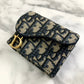 DIOR OBLIQUE BLOOM CARD HOLDER WALLET