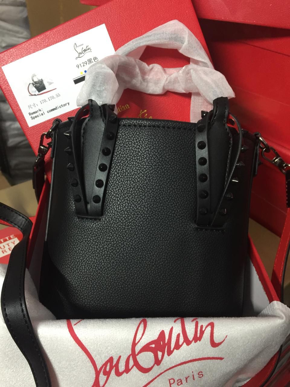 CHRISTIAN LOUBOUTIN CABATA MINI SHOULDER SLING BAG