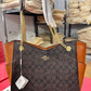 COACH X CHAIN SHOULDER TOTE BAG