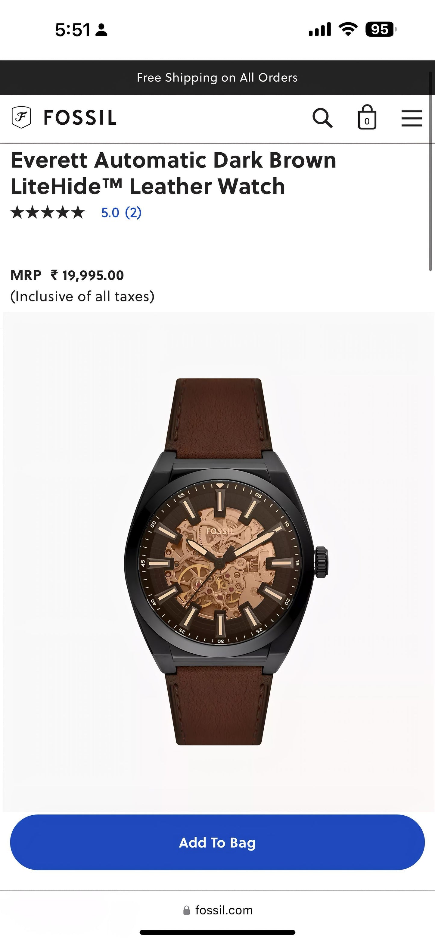 Fossil Everette Original Model Series