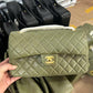 CHANEL JUMBO GREEN