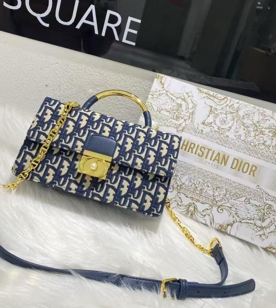 Dior Caro Top Handle Bag