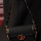 GUCCI GO SHOULDER BAGS WITH GOLD ACCESSORIES