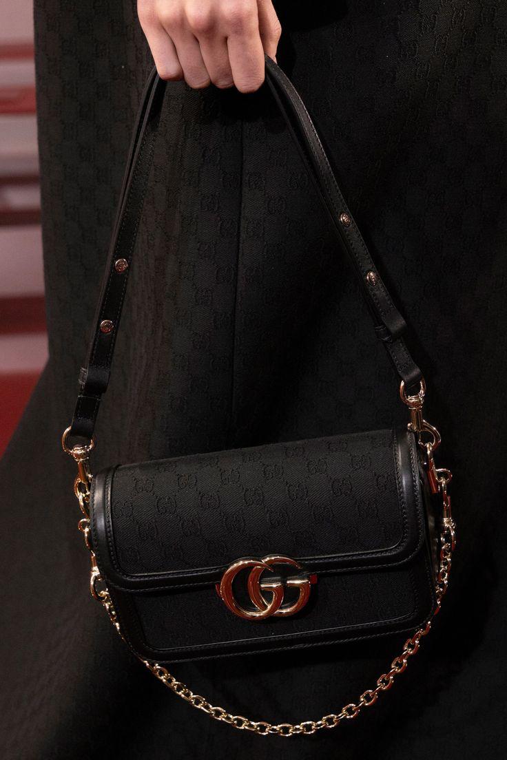 GUCCI GO SHOULDER BAGS WITH GOLD ACCESSORIES