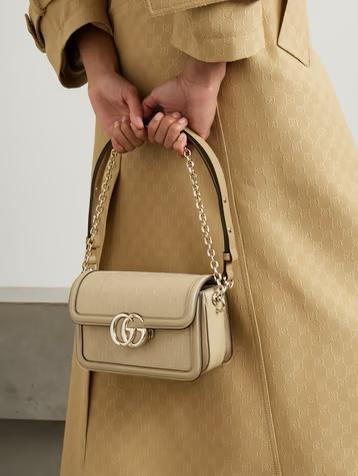 GUCCI GO SHOULDER BAGS WITH GOLD ACCESSORIES