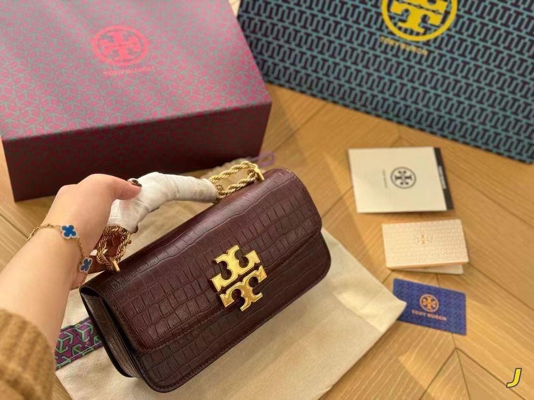 TORY BURCH ELANOR CROCO