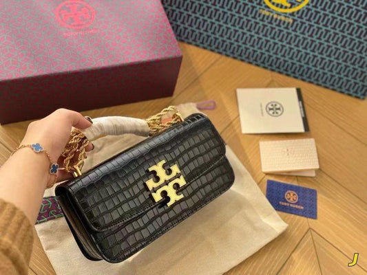 TORY BURCH ELANOR CROCO