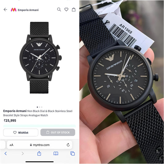 Emporio Armani Luigi Original Model Series Now Available