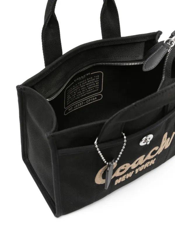 COACH CARGO CANVAS FIELD TOTE BAG