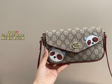 GUCCI GG MINI CAT AND PANDA SHOULDER BAG