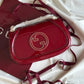 GUCCI BLONDIE PATENT SHOULDER BAGS IN TWO SIZES