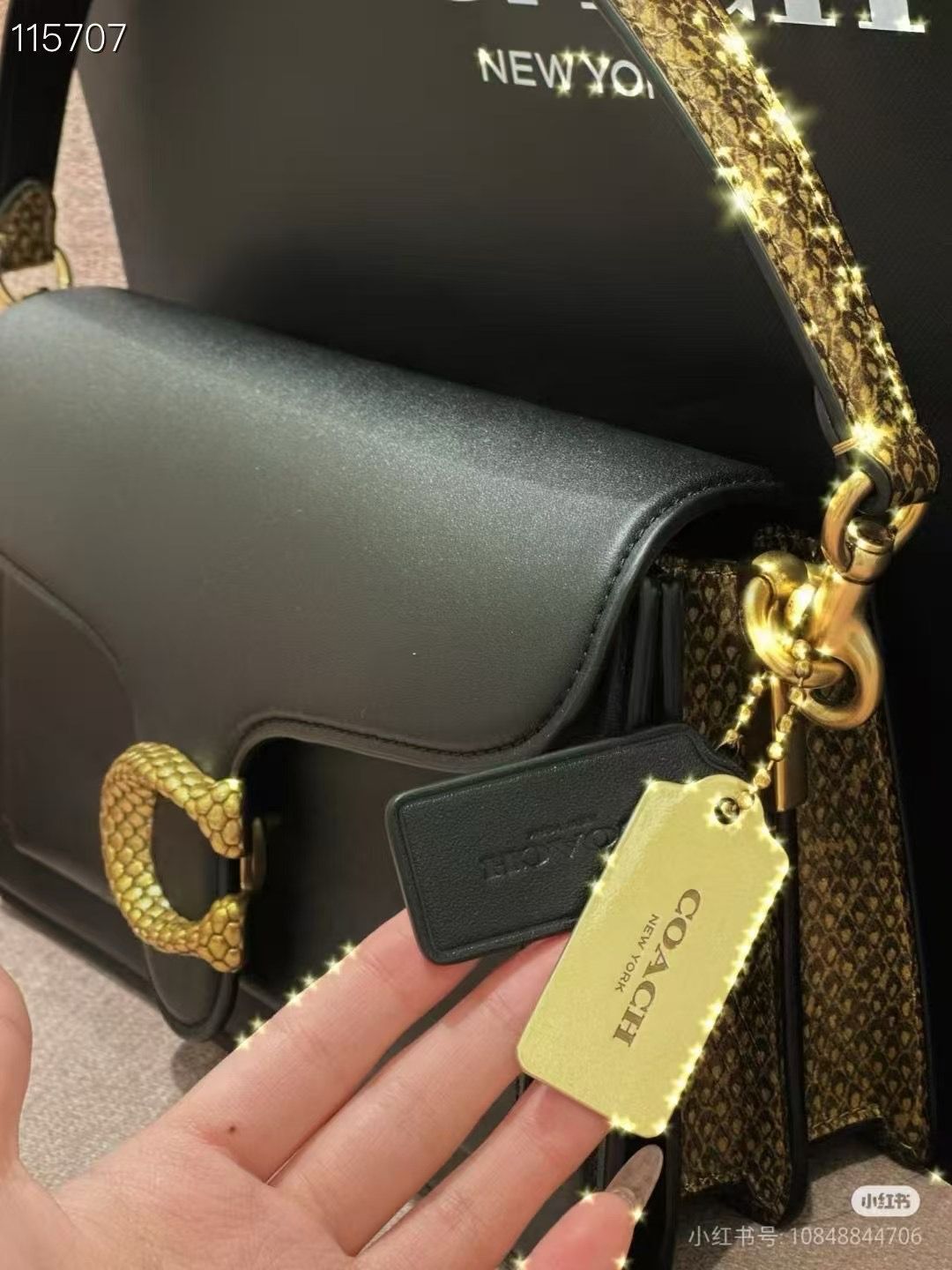 COACH TABBY SNAKE LIMITED EDITION HIGHLIGHTED