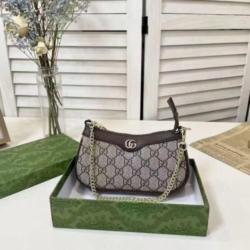 GUCCI GG SUPREME MINI SHOULDER BAG