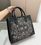 DIOR BRAIDED PRINTED MEDIUM SIZED TOTE BAG