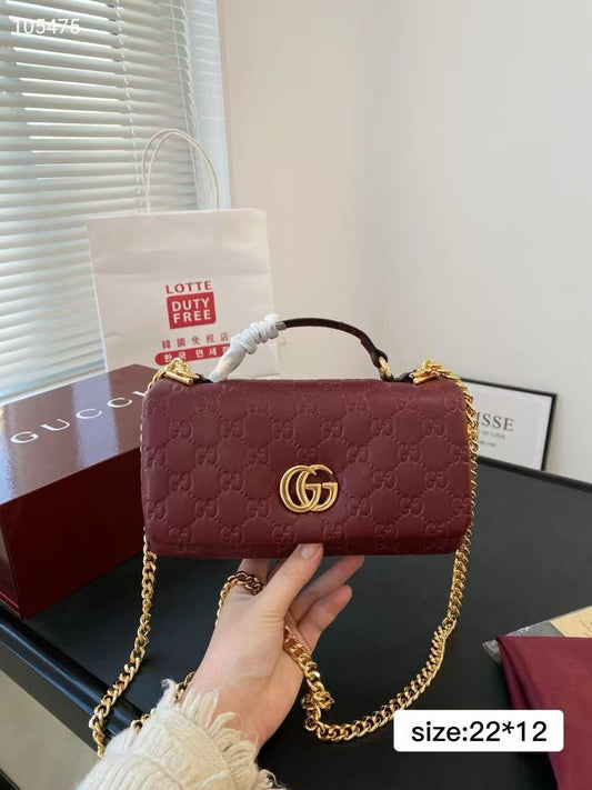 GUCCI GG MILANO TOP HANDLE SHOULDER BAG