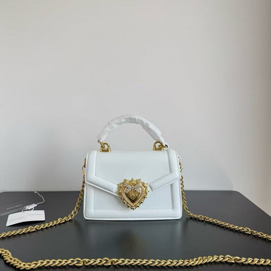 DOLCE & GABBANA DEVOTION TOP HANDLE BAG