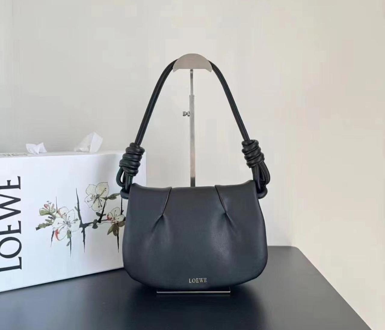 LOEWE PASEO PLATED SATCHEL BAG