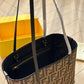 FENDI ZUCCA MEDIUM OPEN BUCKET TOTE