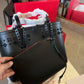 Christian Louboutin CABATA Medium Size Genuine Leather Tote Bag