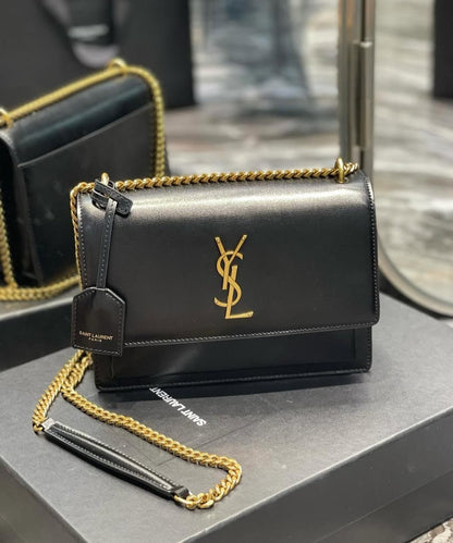 YSL SUNSET CROCO AND PLAIN EDITION